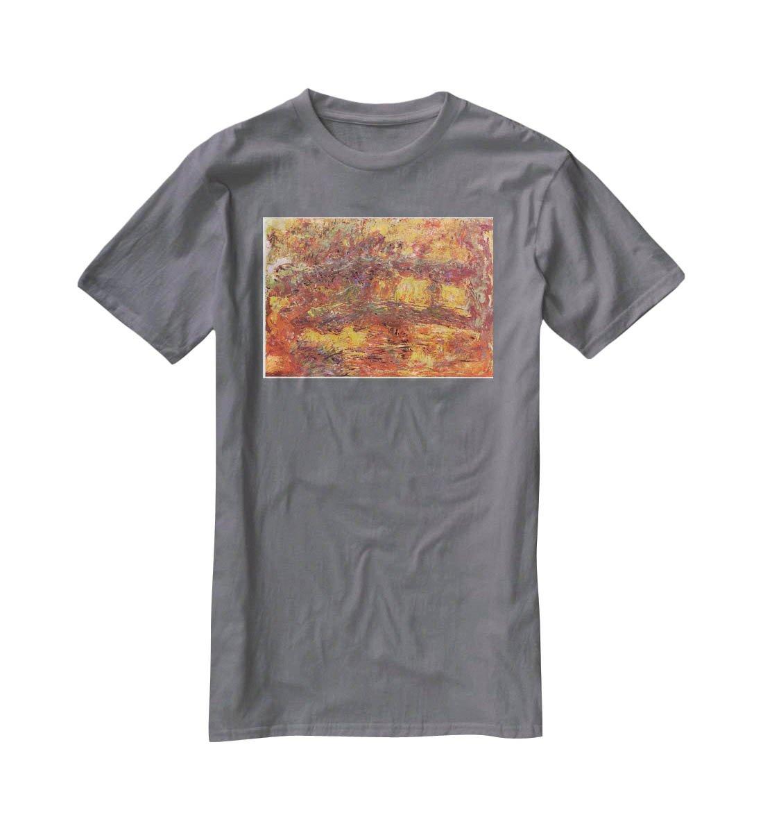 Le Pont Japonais 1922 by Monet T-Shirt - Canvas Art Rocks - 3