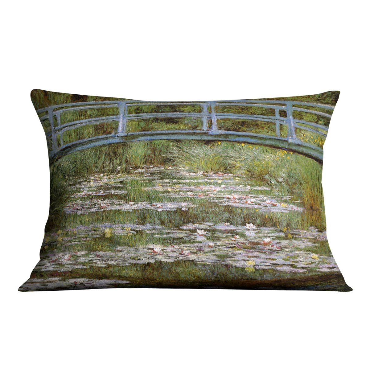 Le Pont Japonais by Monet Throw Pillow