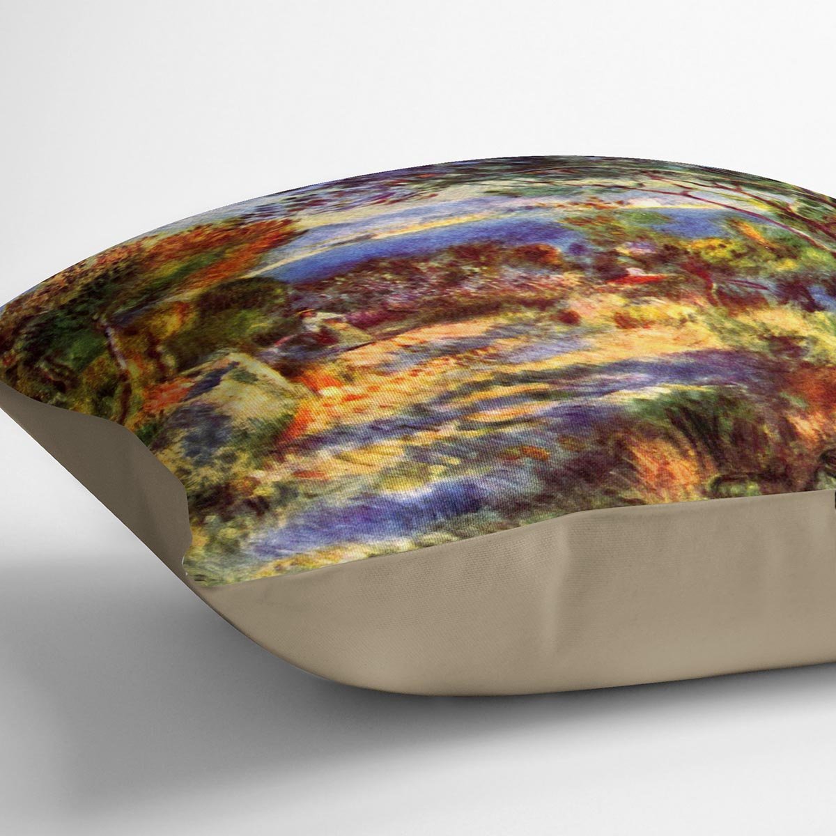 Le Staque by Renoir Throw Pillow