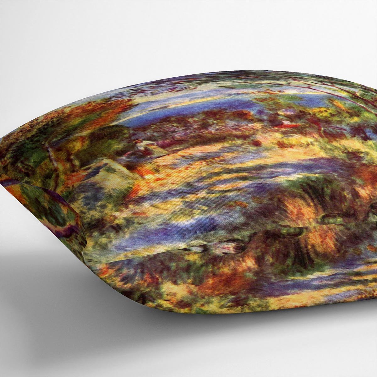 Le Staque by Renoir Throw Pillow