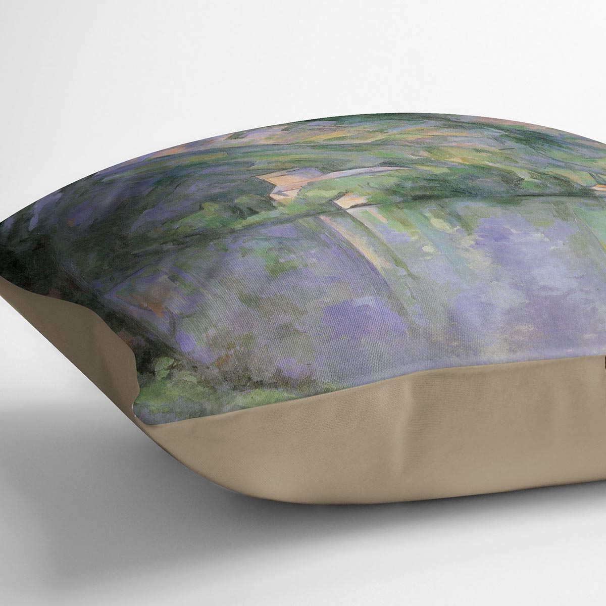 Le lac d Annecy 1896 by Cezanne Cushion - Canvas Art Rocks - 2