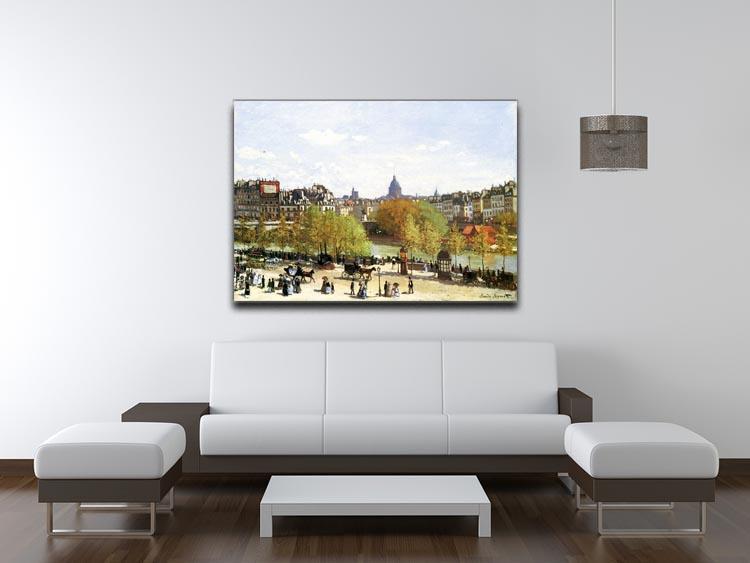 Le quai du Louvre by Monet Canvas Print & Poster - Canvas Art Rocks - 4