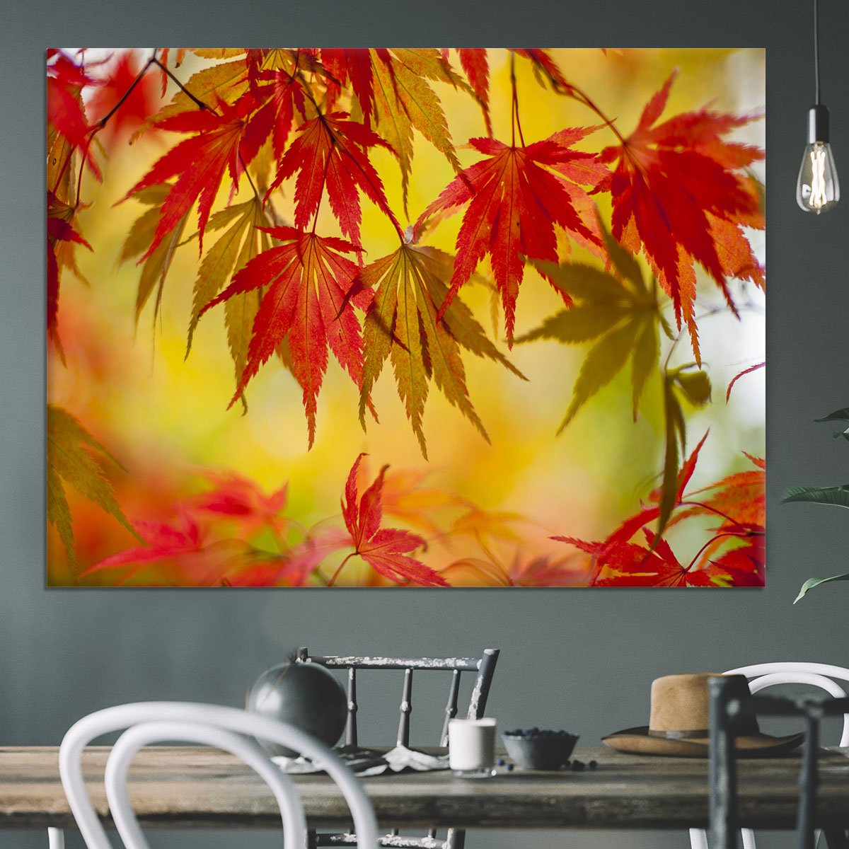 Leaf Patterns Canvas Print or Poster