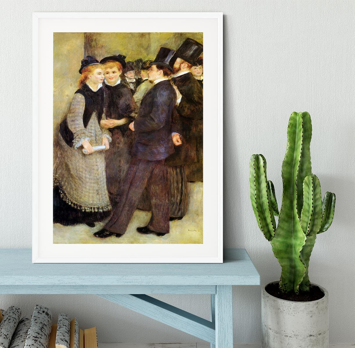 Leaving The Conservatoire by Renoir Framed Print - Canvas Art Rocks - 5