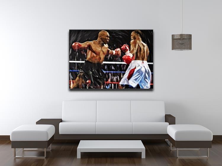 Lennox Lewis v Mike Tyson Canvas Print or Poster - Canvas Art Rocks - 4