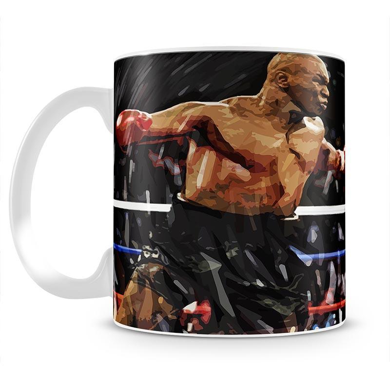 Lennox Lewis v Mike Tyson Mug - Canvas Art Rocks - 2