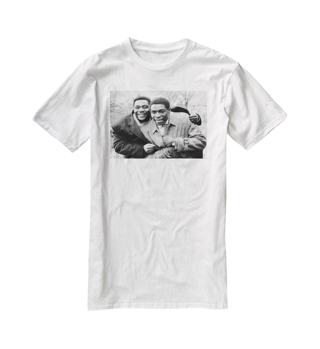 Lenny Henry and Frank Bruno T-Shirt - Canvas Art Rocks - 5