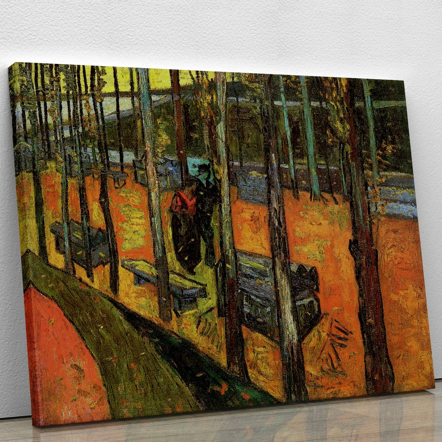Les Alyscamps 2 by Van Gogh Canvas Print or Poster