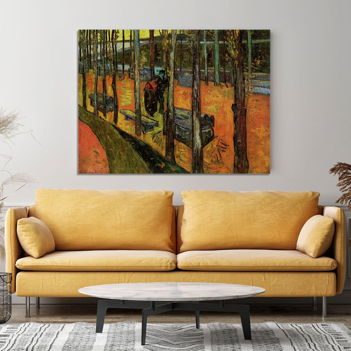 Les Alyscamps 2 by Van Gogh Canvas Print or Poster
