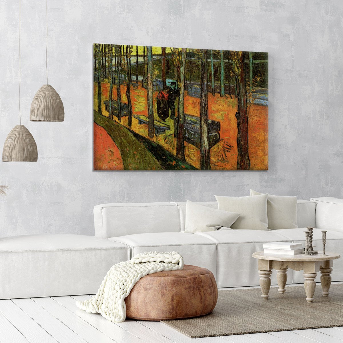 Les Alyscamps 2 by Van Gogh Canvas Print or Poster