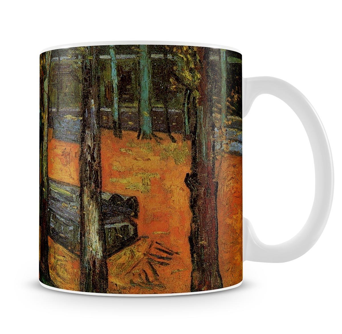 Les Alyscamps 2 by Van Gogh Mug - Canvas Art Rocks - 4