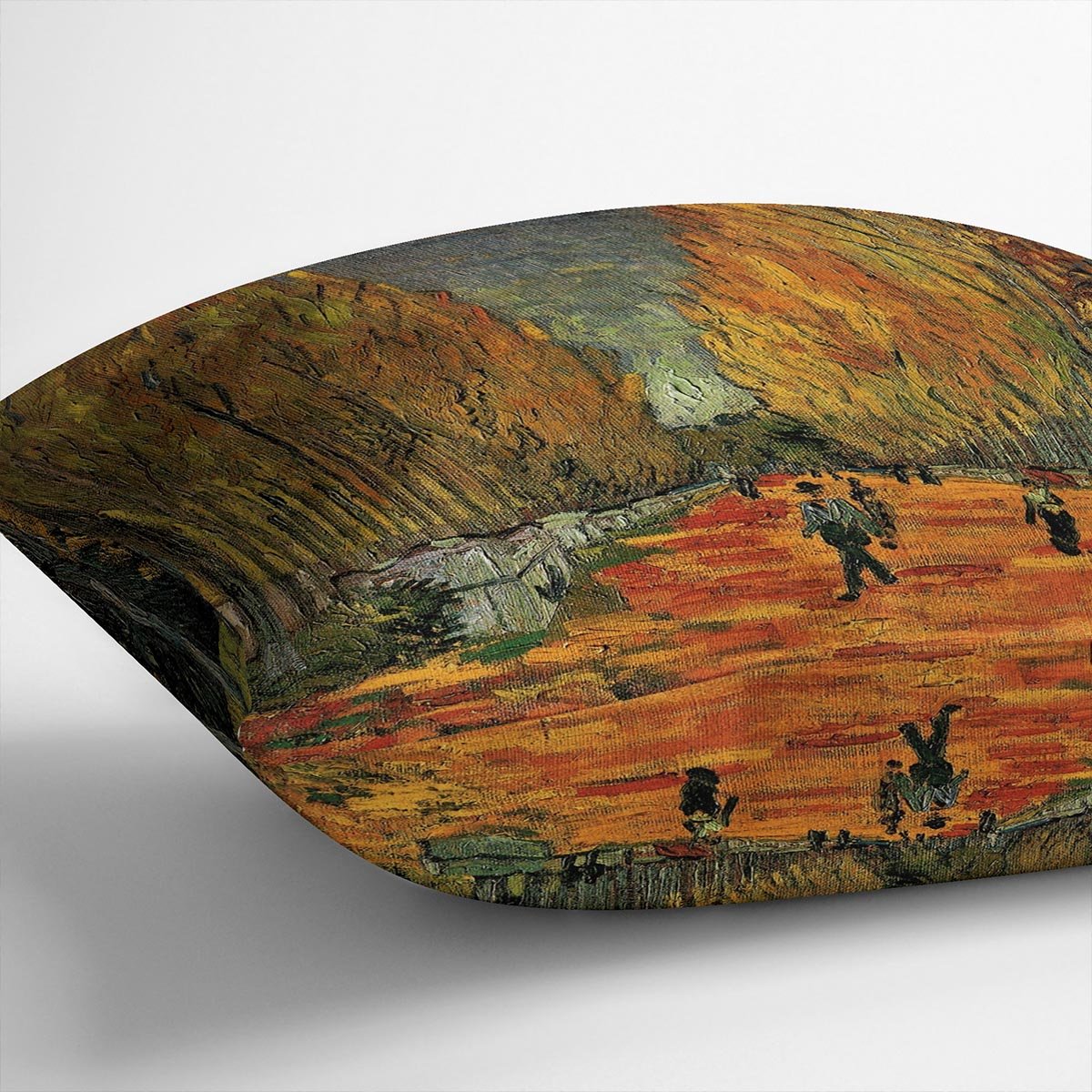 Les Alyscamps 3 by Van Gogh Throw Pillow