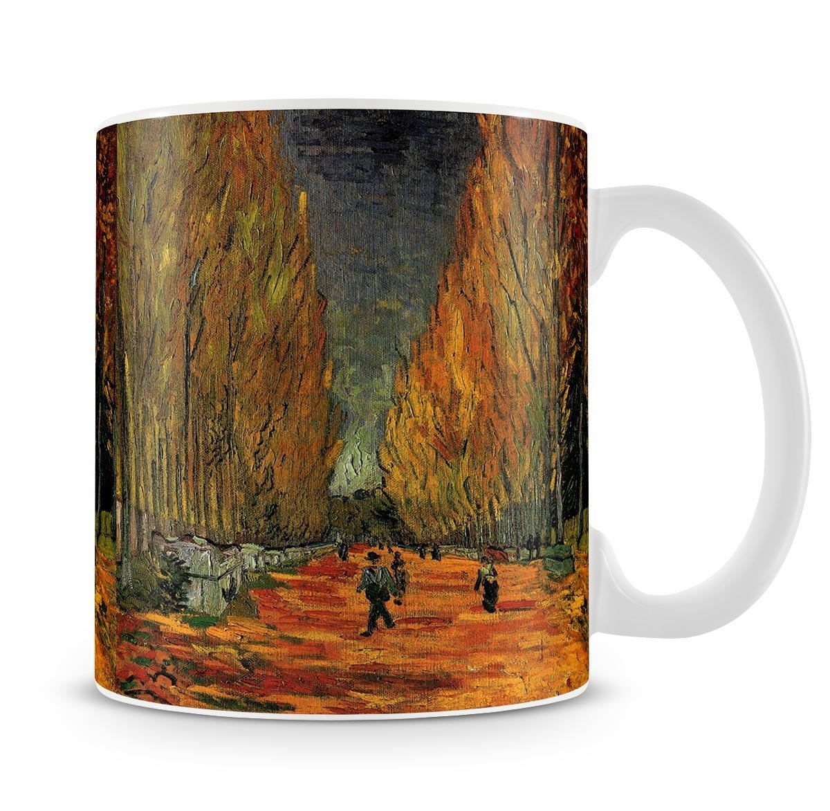 Les Alyscamps 3 by Van Gogh Mug - Canvas Art Rocks - 4