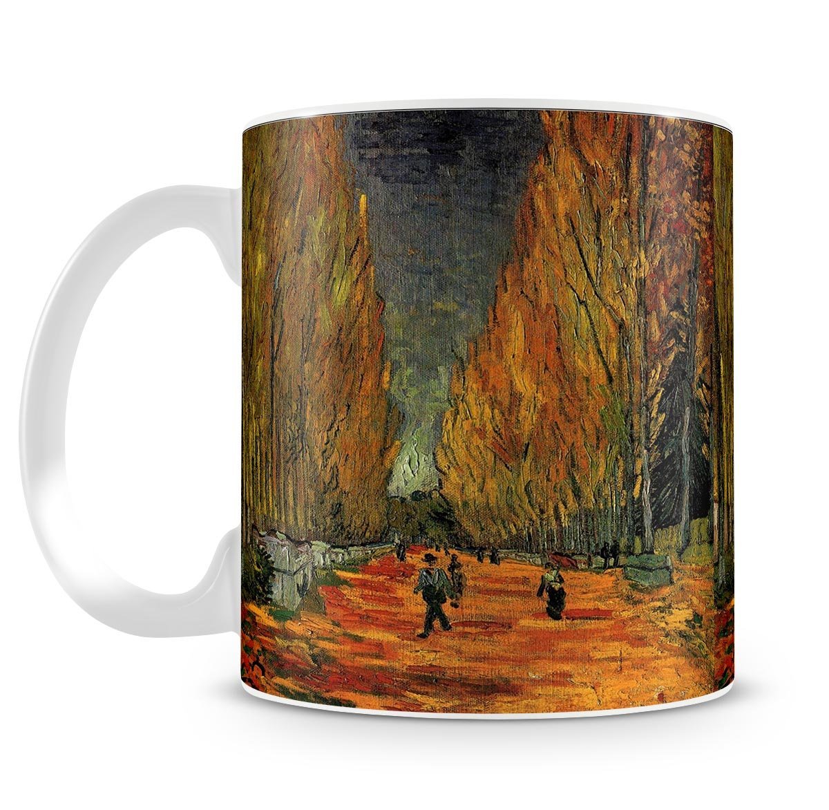 Les Alyscamps 3 by Van Gogh Mug - Canvas Art Rocks - 4