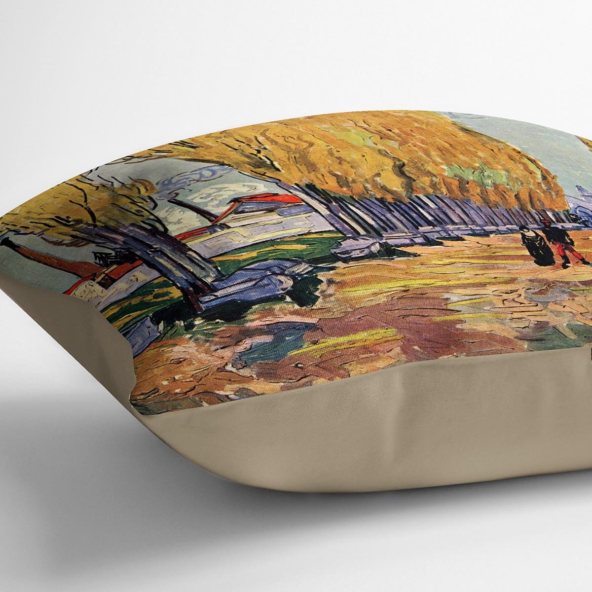 Les Alyscamps by Van Gogh Throw Pillow