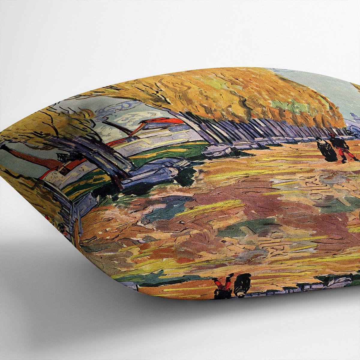 Les Alyscamps by Van Gogh Throw Pillow