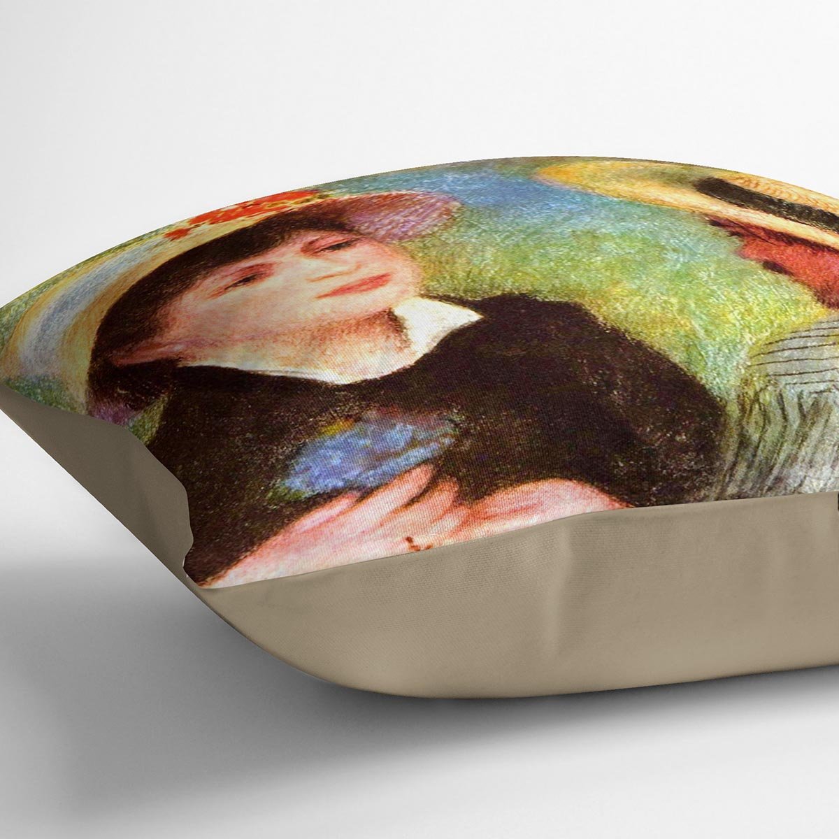 Les Canotiers by Renoir Throw Pillow