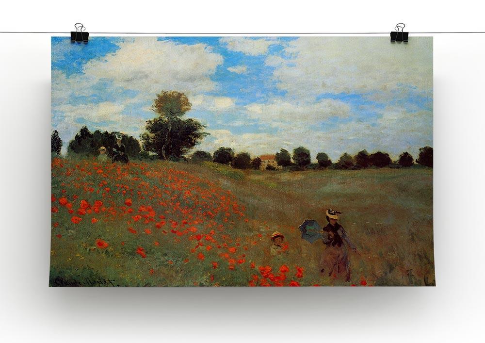 Les Coqueliquots Canvas Print & Poster - Canvas Art Rocks - 2