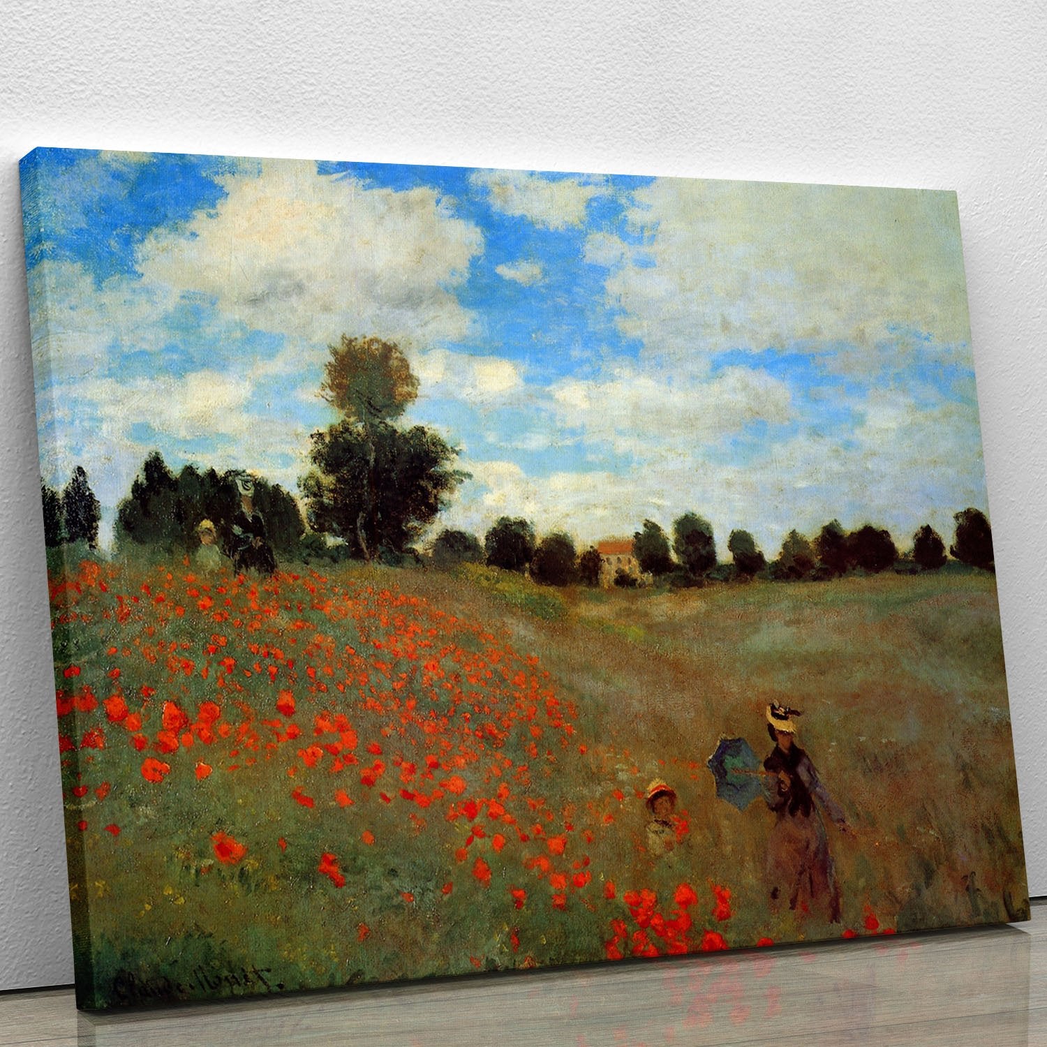 Les Coqueliquots Canvas Print or Poster