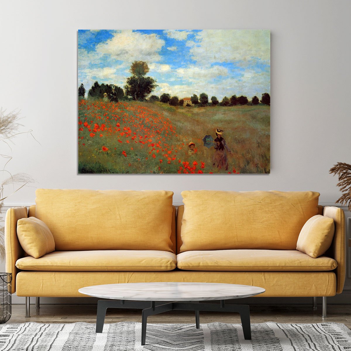 Les Coqueliquots Canvas Print or Poster