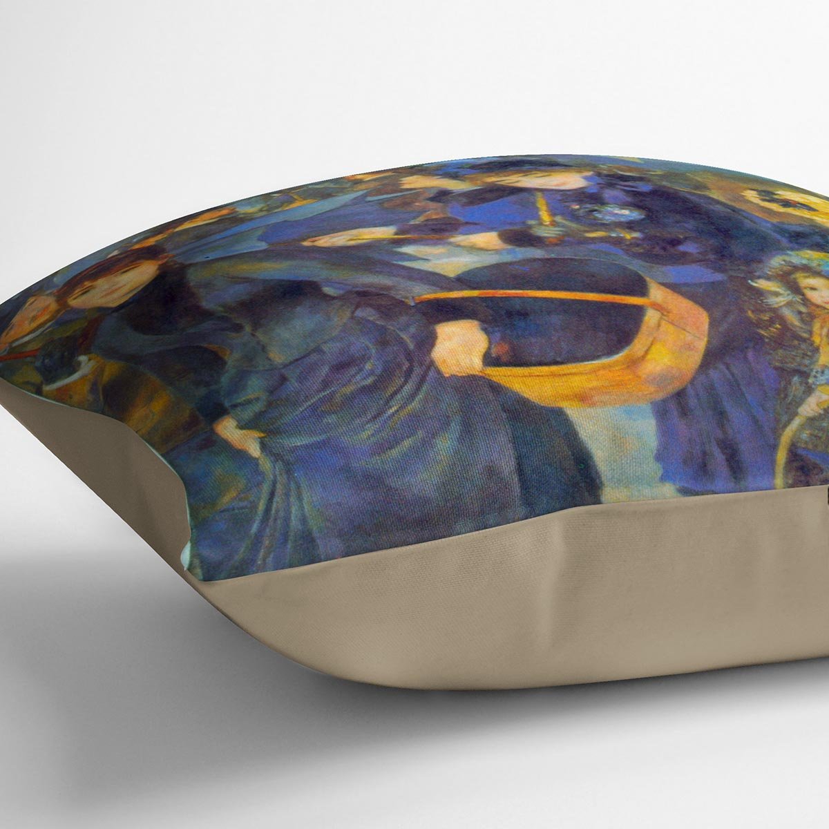 Les Para Pluies by Renoir Throw Pillow