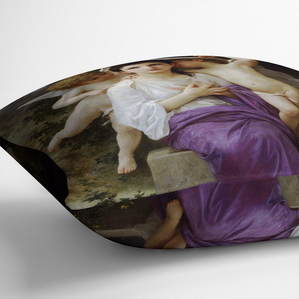 Leveil du coeur By Bouguereau Throw Pillow
