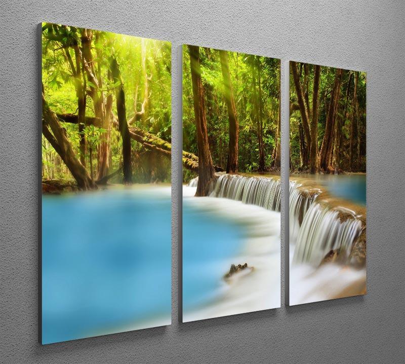 Level two of Huai Mae 3 Split Panel Canvas Print - Canvas Art Rocks - 2