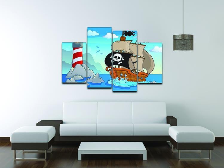 Lighthouse theme image 5 4 Split Panel Canvas - Canvas Art Rocks - 3
