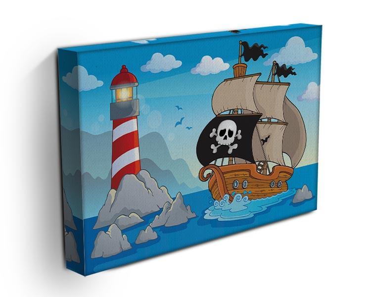 Lighthouse theme image 5 Canvas Print or Poster - Canvas Art Rocks - 3