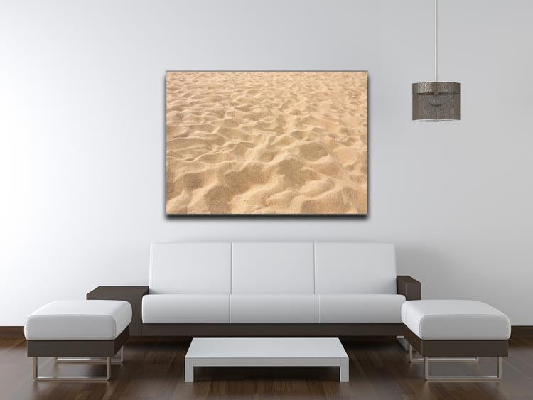 Lines in the sand of a beach Canvas Print or Poster - Canvas Art Rocks - 4