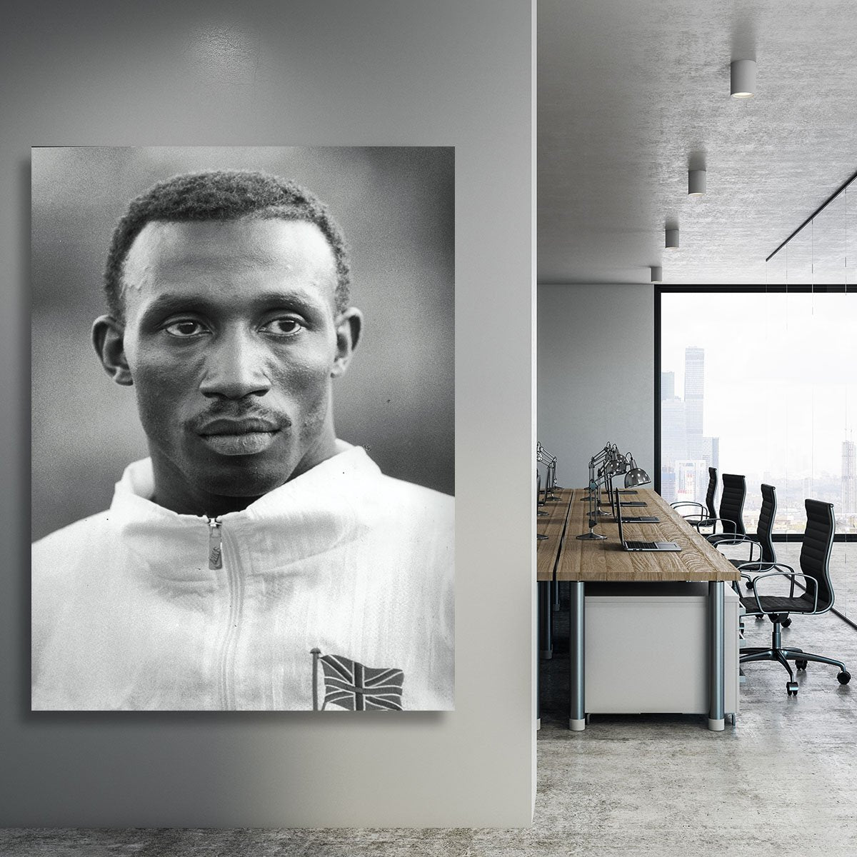 Linford Christie 1991 Canvas Print or Poster