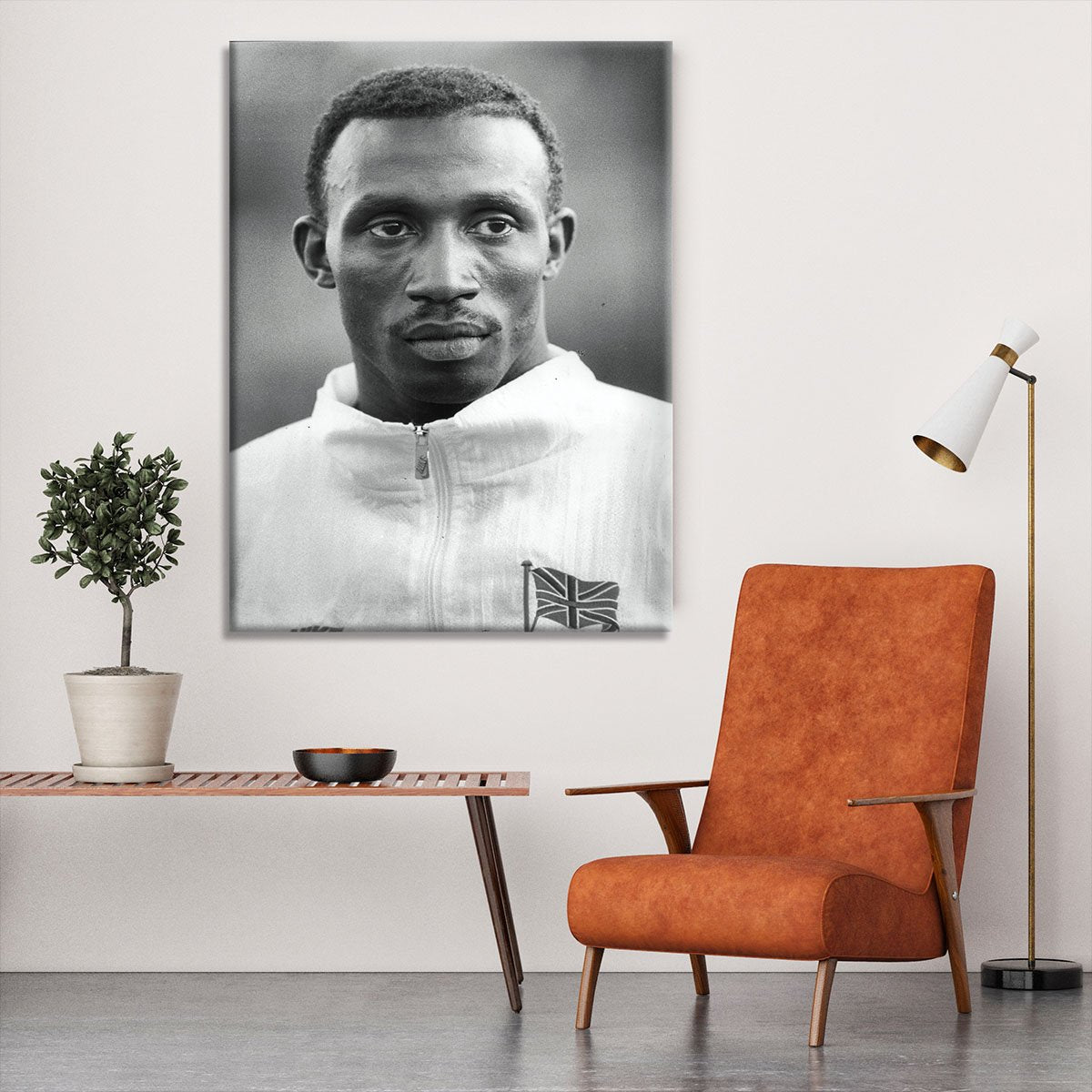 Linford Christie 1991 Canvas Print or Poster