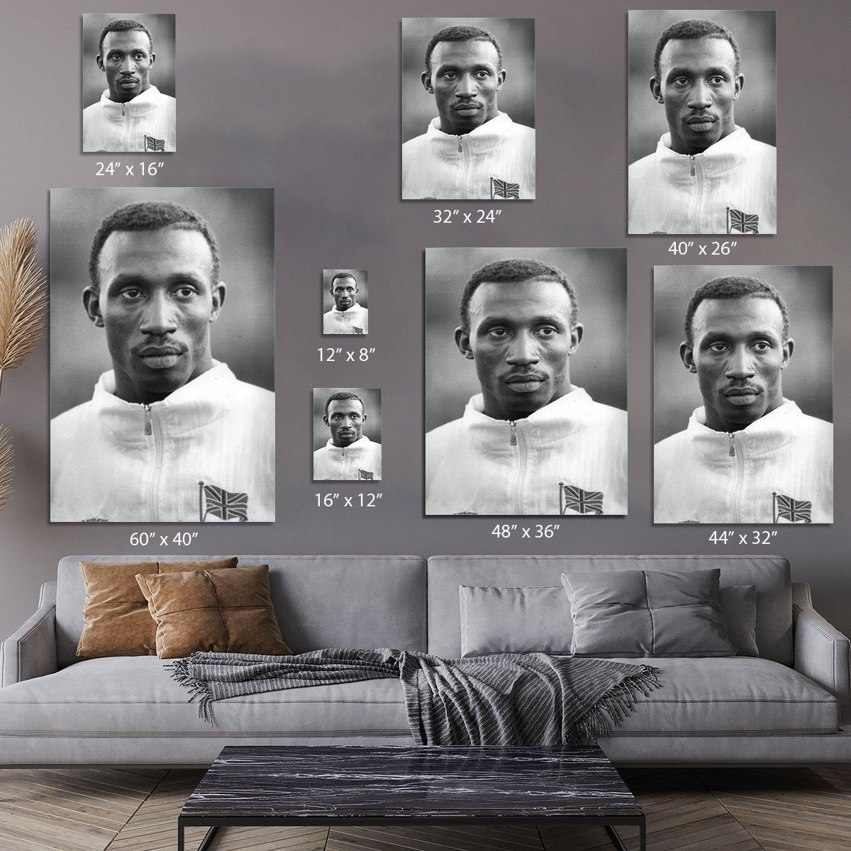 Linford Christie 1991 Canvas Print or Poster