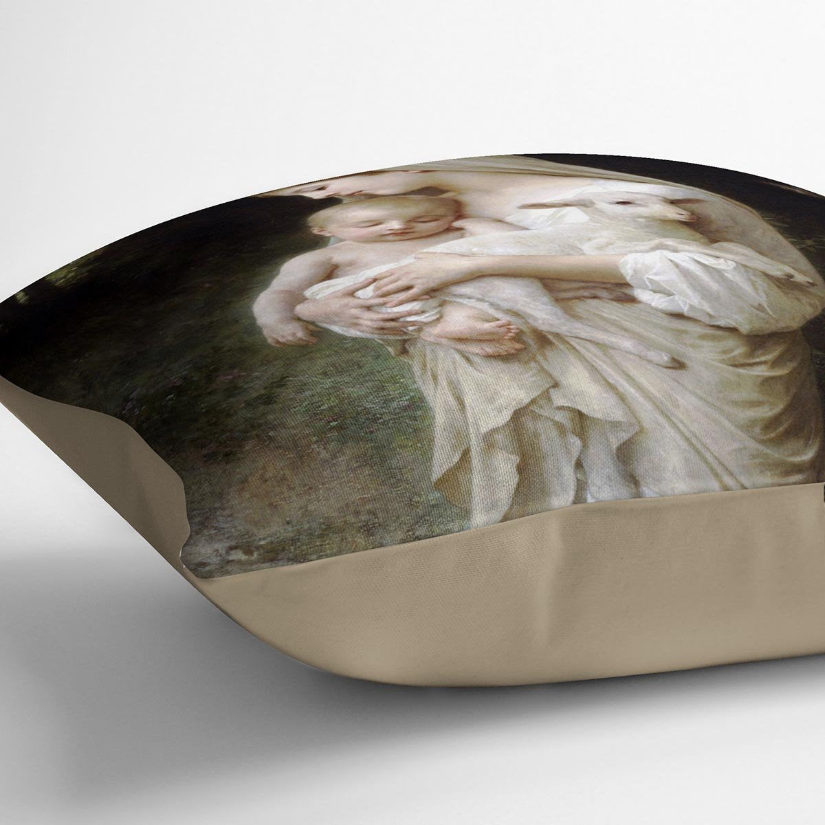 Linnocence By Bouguereau Throw Pillow