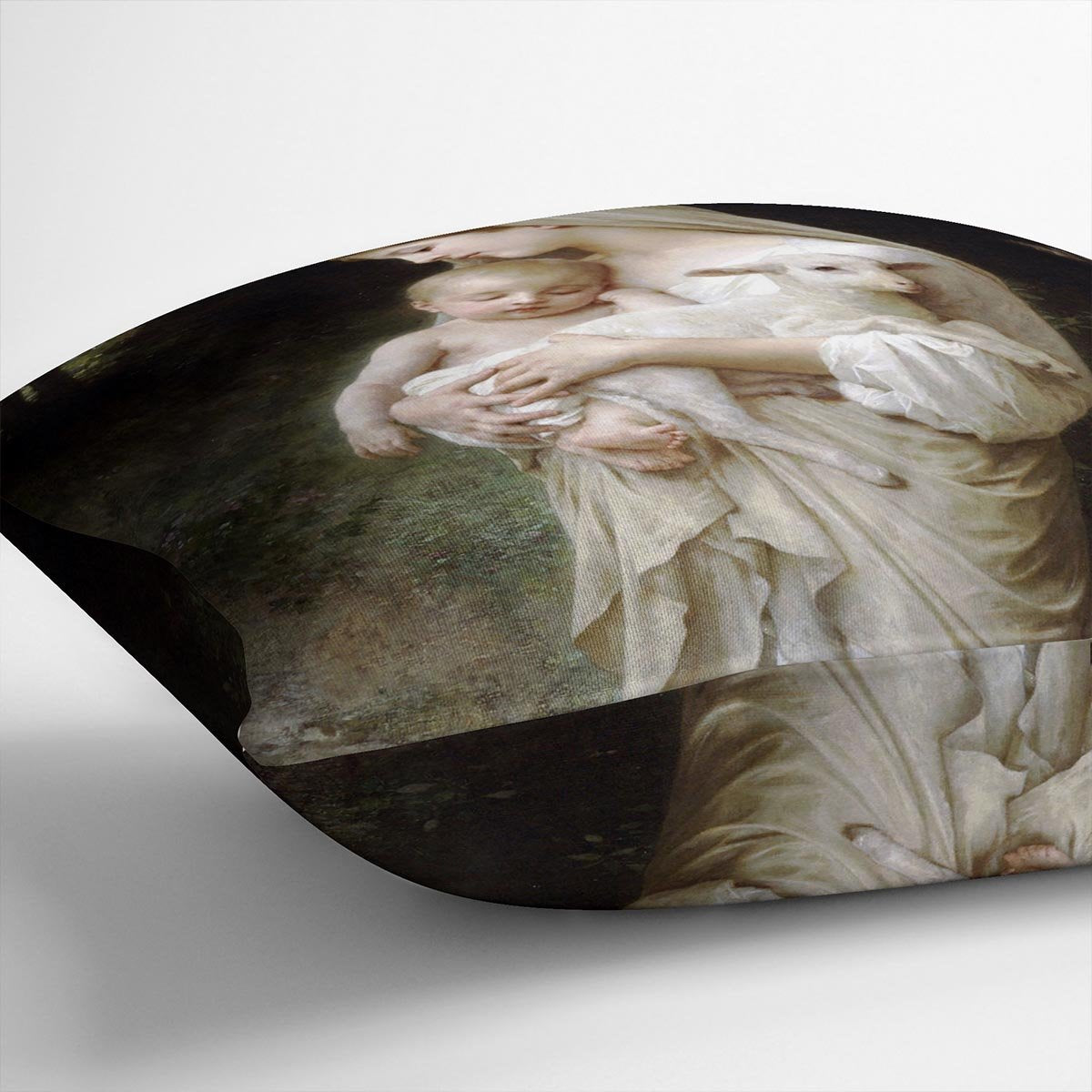 Linnocence By Bouguereau Throw Pillow