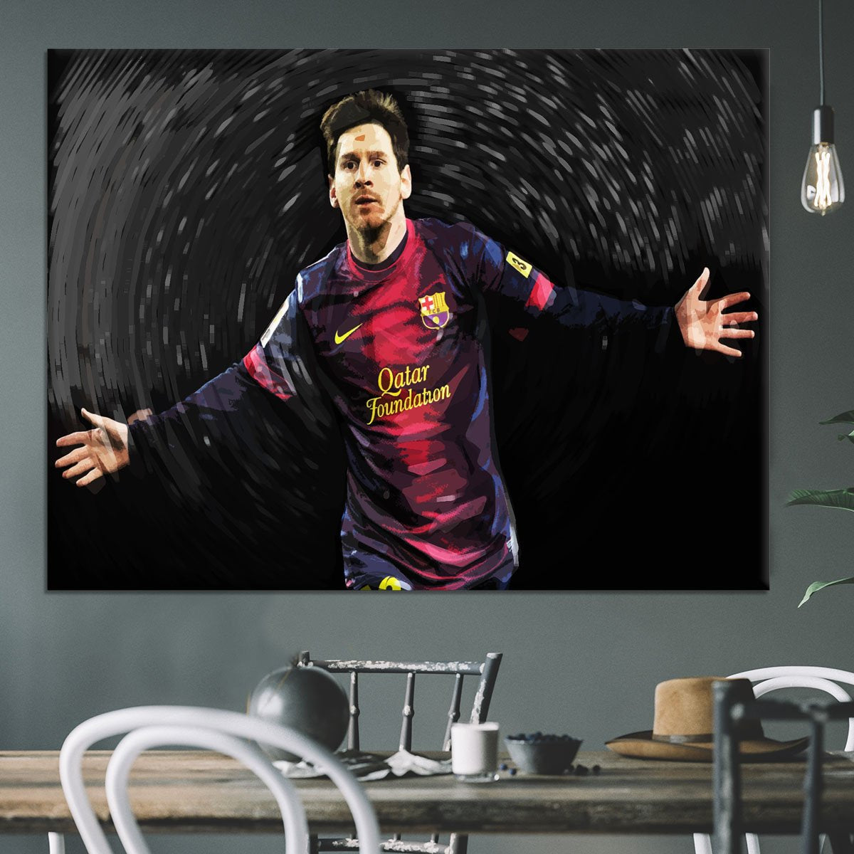 Lionel Messi Canvas Print or Poster