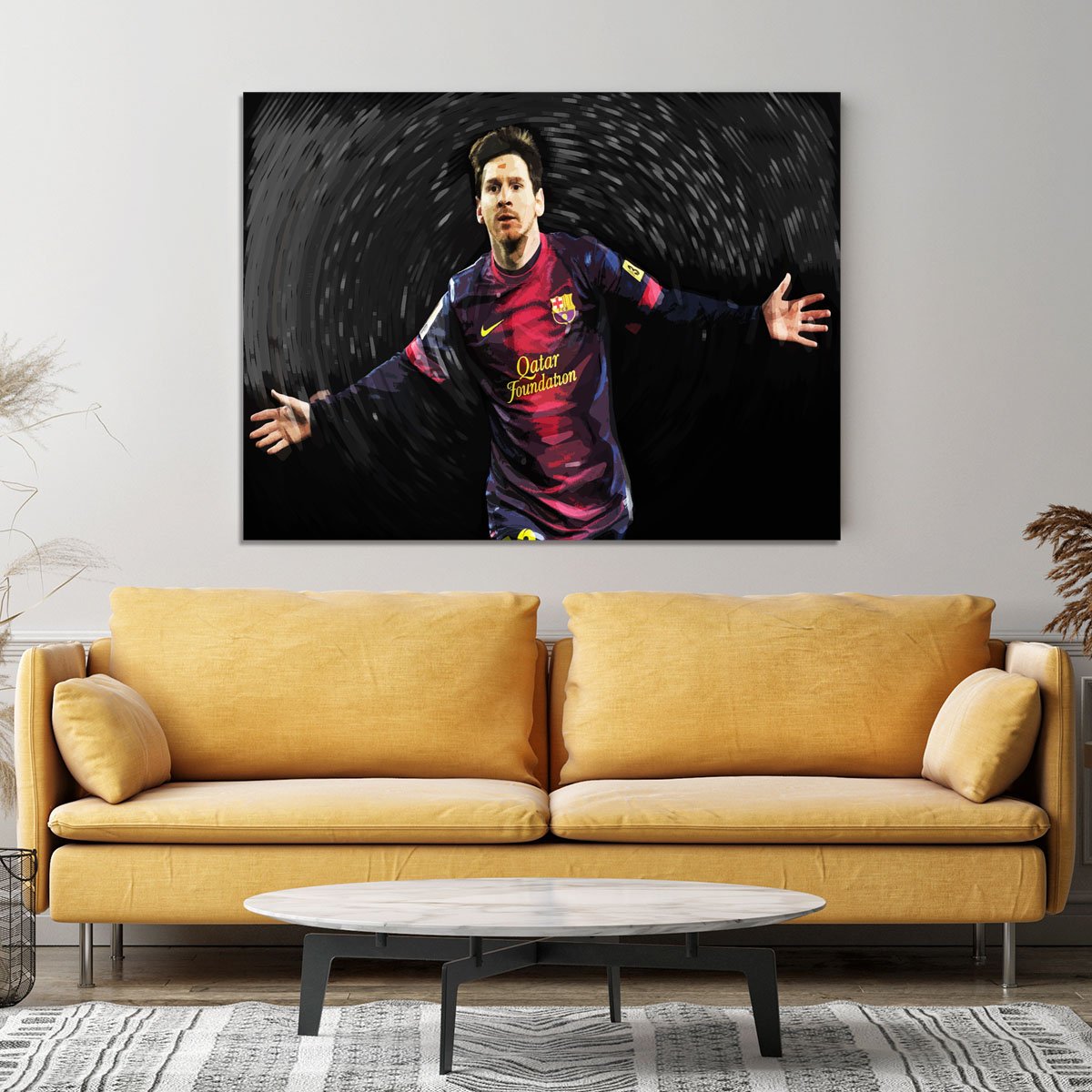 Lionel Messi Canvas Print or Poster