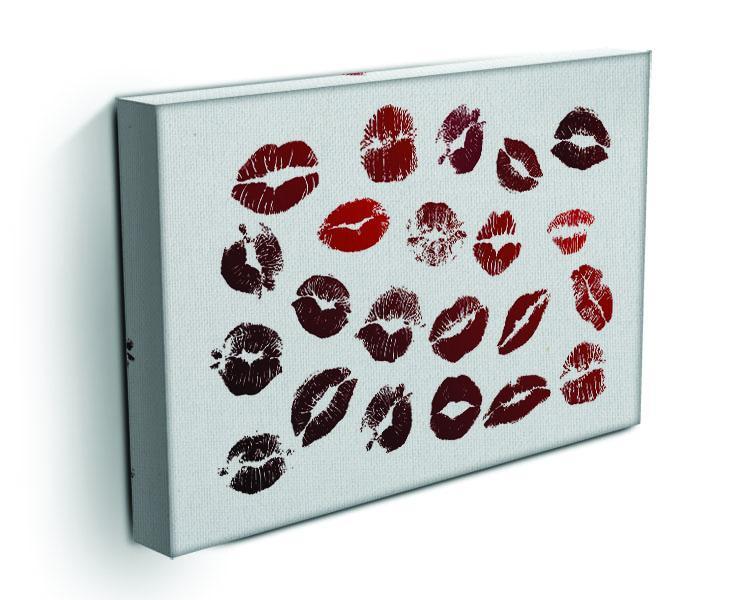 Lipstick Kisses Canvas Print or Poster - Canvas Art Rocks - 3