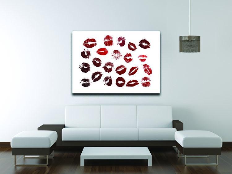 Lipstick Kisses Canvas Print or Poster - Canvas Art Rocks - 4