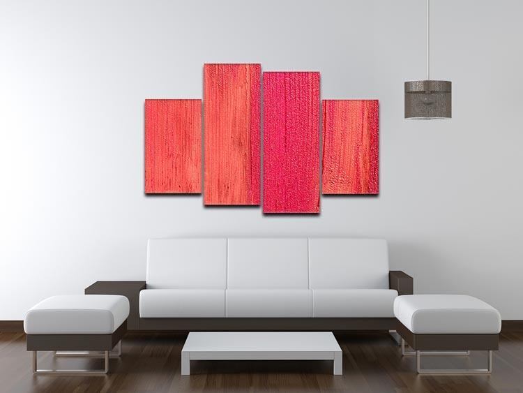Lipstick texture 4 Split Panel Canvas  - Canvas Art Rocks - 3