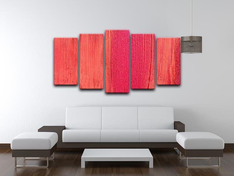 Lipstick texture 5 Split Panel Canvas  - Canvas Art Rocks - 3