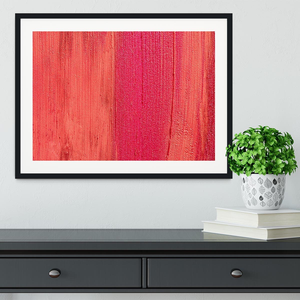 Lipstick texture Framed Print - Canvas Art Rocks - 1