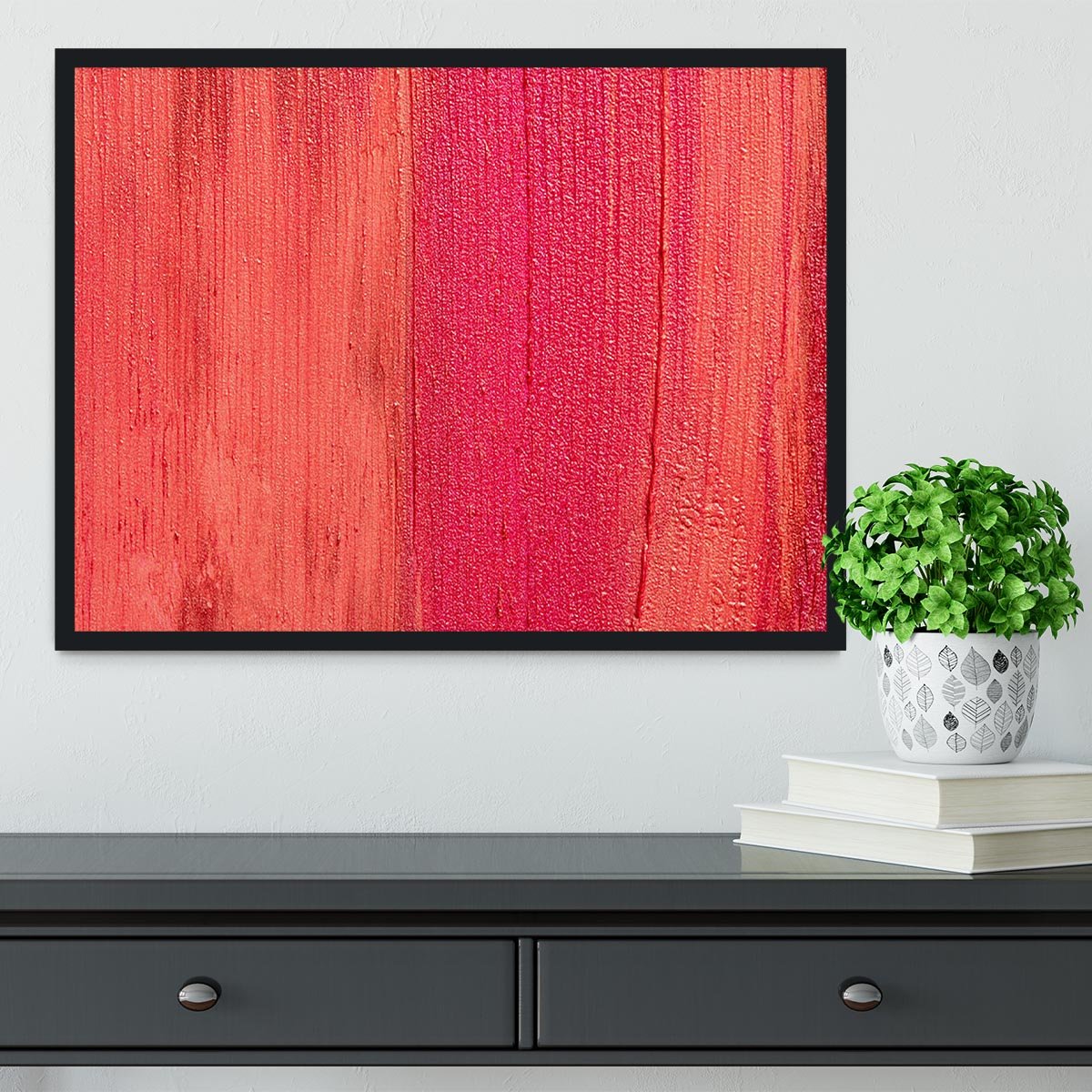 Lipstick texture Framed Print - Canvas Art Rocks - 2