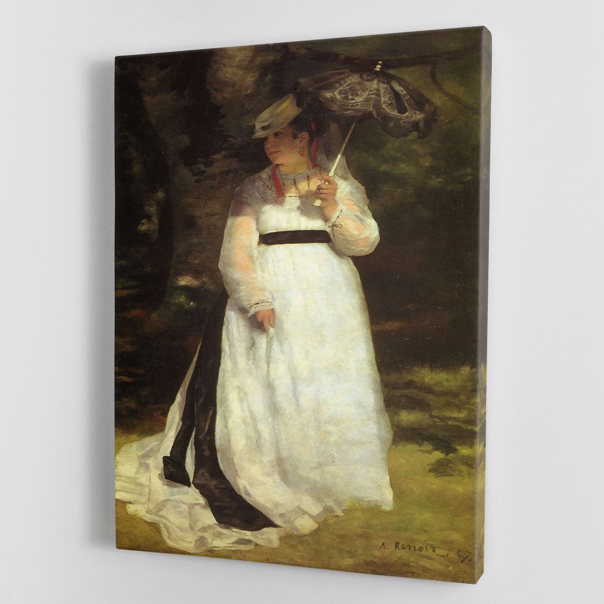 Lise with an Umbrella by Renoir Canvas Print or Poster