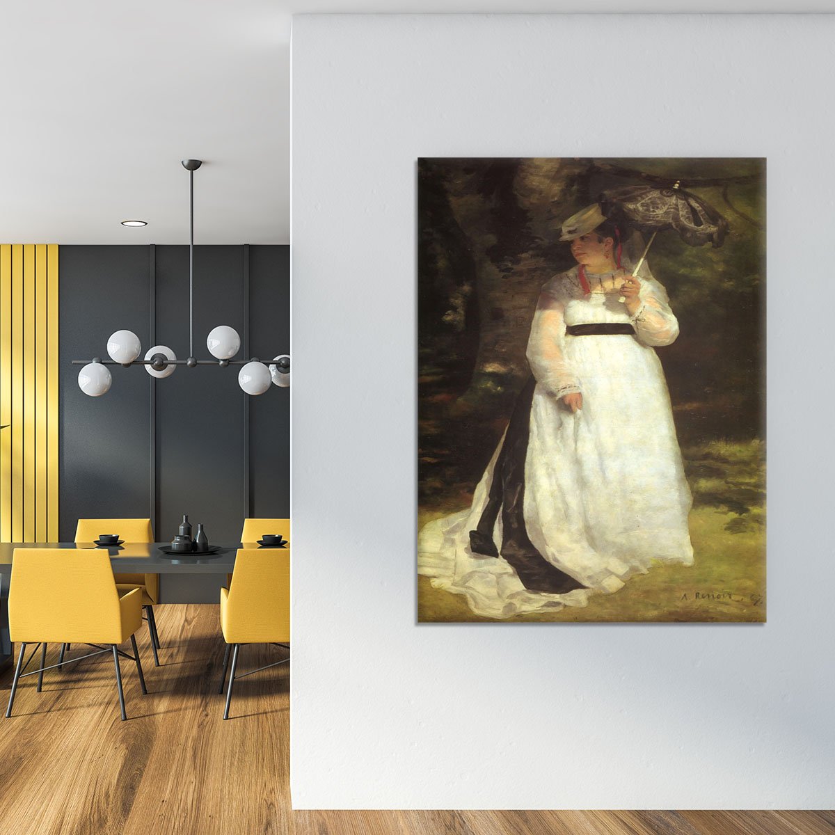 Lise with an Umbrella by Renoir Canvas Print or Poster