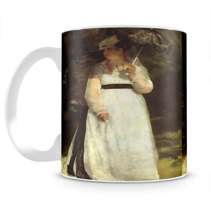 Lise with an Umbrella by Renoir Mug - Canvas Art Rocks - 2