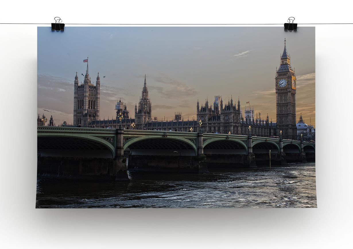 London Big Ben Print - Canvas Art Rocks - 2