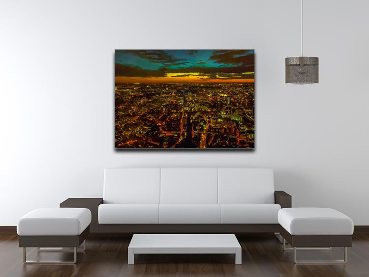 London Skyline Print - Canvas Art Rocks - 4