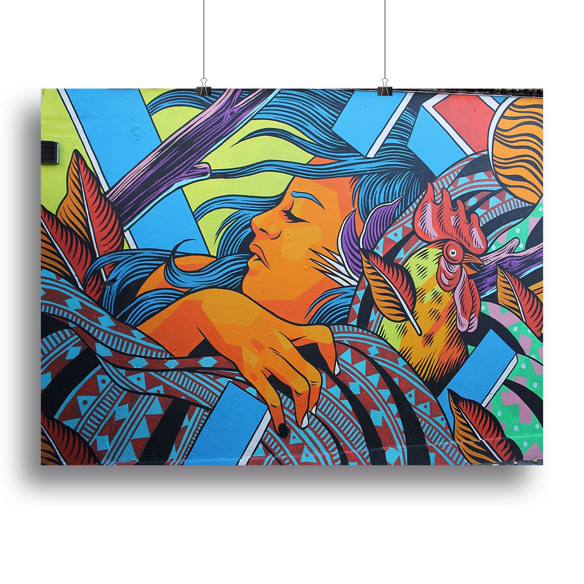 London Street Art Canvas Print or Poster