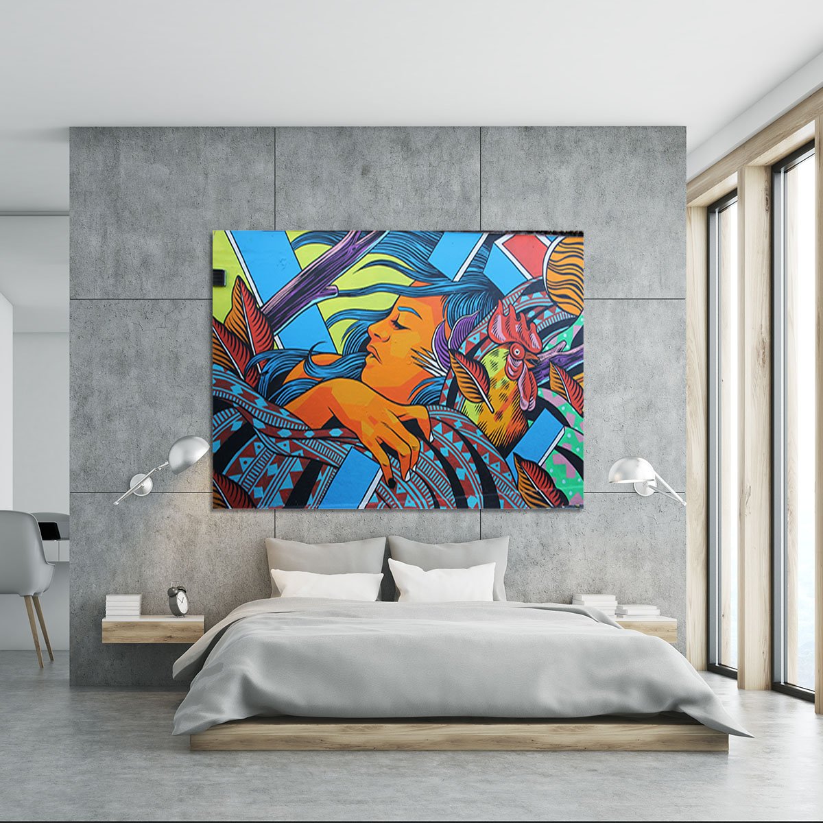 London Street Art Canvas Print or Poster